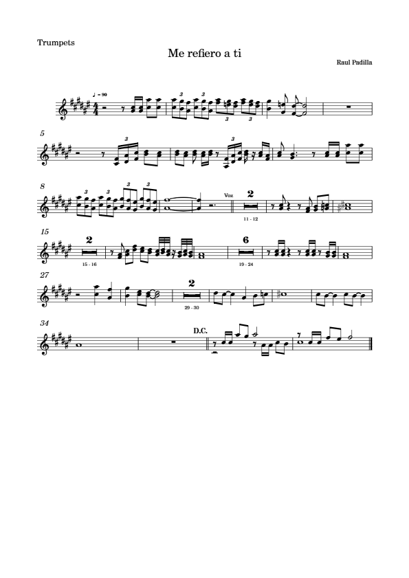 La imagen puede contener una previsualizacion de una partitura